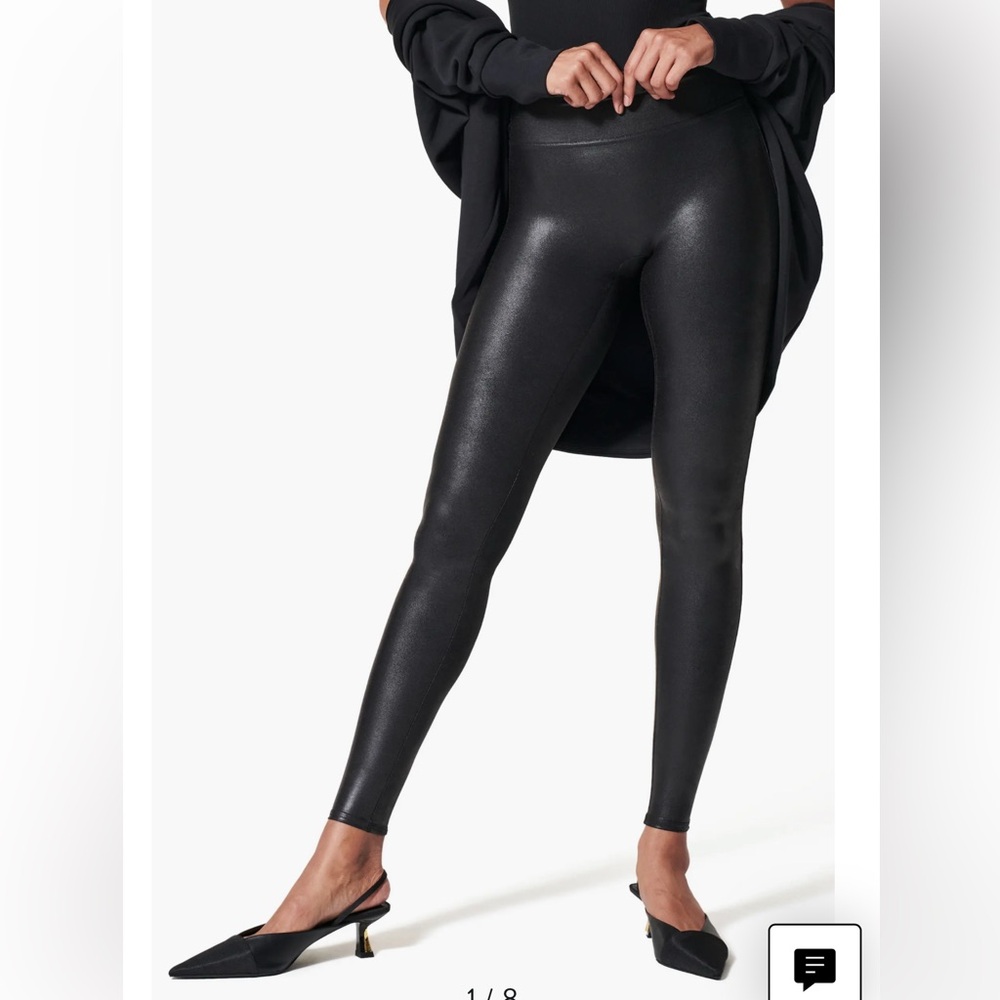 Spanx faux leather leggings